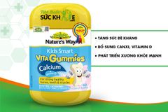 Kẹo Nature Way Kisd Mart Bổ Sung Canxi + Vitamin D Cho Trẻ 60 Viên
