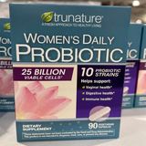 [Date T9/2024] Men Vi Sinh Cho Nữ Trunature Women’s Daily Probiotic Của Mỹ