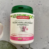 Viên uống Superdiet Hyaluronic Acid Vitamin C hỗ trợ làm đẹp da