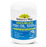 Dầu cá tự nhiên Nature's Way Odourless Fish Oil 1000mg
