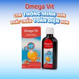 Siro Omega Vit hỗ trợ bổ sung Omega 3, EPA và DHA cho bé