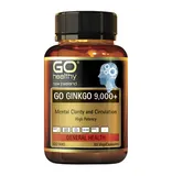 Viên uống Go Ginkgo 9000+ hỗ trợ tăng cường trí nhớ, 60 viên