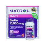 Viên ngậm hỗ trợ mọc tóc Natrol Biotin 10000mcg của Mỹ