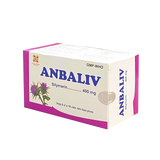 Viên uống Anbaliv Silymarin 400mg hỗ trợ bảo vệ tế bào gan