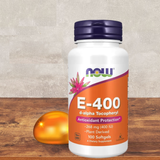 Viên uống hỗ trợ bổ sung Vitamin E-400 IU Now