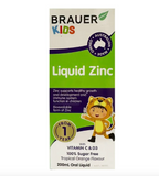 Siro hỗ trợ bổ sung kẽm cho bé Brauer Baby & Kids Liquid ZinC