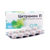 Viên uống hỗ trợ cải thiện đau đầu Citramon P của Nga