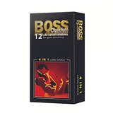 Bao cao su siêu mỏng Boss Condom 4 in 1 Long Shock