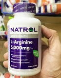 Viên uống hỗ trợ sức khỏe nam giới L-Arginine 5000mg Natrol