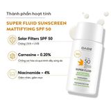 Kem chống nắng kiềm dầu Babe Super Fluid Mattifying SPF 50+