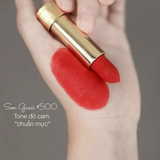 Son lì Gucci Matte 500 Odalie Red màu đỏ cam