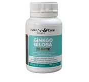 Viên uống Healthy Care Ginkgo Biloba 6000mg hỗ trợ tăng cường trí nhớ, hộp 60 viên của Úc