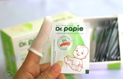 Gạc răng miệng cho bé Dr.papie 0+