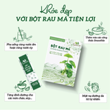 Bột rau má nguyên chất Goce hộp 24 gói