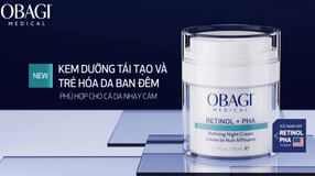 Kem dưỡng ẩm, phục hồi da ban đêm Obagi Medical Retinol + PHA