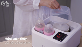 Máy hâm sữa, tiệt trùng, sấy khô, nấu cháo Fatzbaby Captain 2 FB4315SL