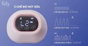 Máy hút sữa điện rảnh tay không dây Fatzbaby Freemax 1- FB1201CW