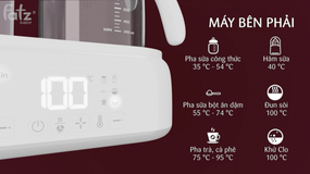 Máy sấy tiệt trùng, đun và hâm nước Fatzbaby Multimax 2 FB9013SL