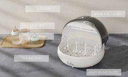 Máy úp bình sữa tiệt trùng UVC sấy khô Fatzbaby Tidy 1 FB4268WM