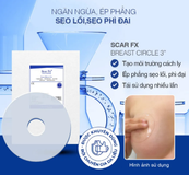 Miếng dán hỗ trợ mờ sẹo phẫu thuật ngực Rejuvaskin Scar FX Breast Circle