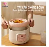 Nồi nấu cháo chậm cách thủy Kichilachi 0.8L Nhật Bản