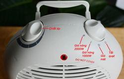Quạt sưởi 2 chiều Tiross TS944