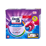 Viên giặt xả quần áo 3n1 Denkmit Colorwaschmittel