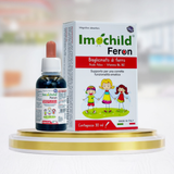 (Hàng công ty) Siro bổ sung sắt dạng giọt Imochild Feron