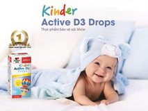 (Hàng công ty) Siro Doppelherz Kinder Active D3 Drops bổ sung vitamin D cho bé