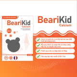 (Hàng nhập khẩu) Gói uống bổ sung canxi Bearikid Calcium