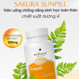 Viên uống chống nắng Sakura Sunpill Nhật Bản