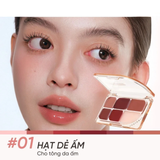 (Hàng nhập khẩu) Bảng son 6 ô đa năng Judydoll Lip Palette