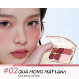 (Hàng nhập khẩu) Bảng son 6 ô đa năng Judydoll Lip Palette