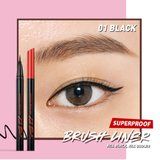 (Hàng nhập khẩu) Bút kẻ mắt lâu trôi Clio Superproof Brush Liner Kill Black