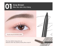 (Hàng nhập khẩu) Chì kẻ mày phẩy sợi Peripera Speedy Skinny Brow