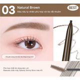 (Hàng nhập khẩu) Chì kẻ mày phẩy sợi Peripera Speedy Skinny Brow