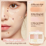 (Hàng nhập khẩu) Kem che khuyết điểm 3 ô Judydoll Concealer Palette