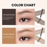 (Hàng nhập khẩu) Mascara lông mày Peripera Speedy Skinny Browcara Hàn Quốc