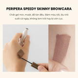 (Hàng nhập khẩu) Mascara lông mày Peripera Speedy Skinny Browcara Hàn Quốc