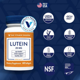 (Hàng nhập khẩu) Viên uống bổ mắt The Vitamin Shoppe Lutein 20mg của Mỹ