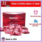 Kẹo Sâm Hamer Mỹ Chính Hãng Tăng Cường Sinh Lý Kéo Dài Thời Gian Quan Hệ Hộp 32 Viên
