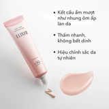 (Hàng nhập khẩu) Kem chống nắng nâng tone sáng hồng Elixir Day Care Revolution Tone Up SPF 50+