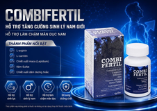 (Hàng nhập khẩu) Viên uống CombiFertil hỗ trợ tăng cường sinh lực nam