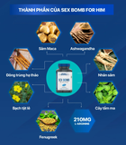 (Hàng nhập khẩu) Viên Uống Applied Nutrition Sex Bomb For Him - Hỗ Trợ Sinh Lý, Tăng Cường Sức Khỏe Nam Giới