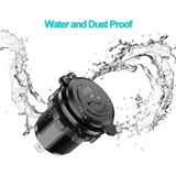 Tẩu sạc nhanh 2 cổng USB 36W công nghệ QC3.0 gắn trên XE MÁY, Ô TÔ.. có nút nhấn và đèn LED báo- MTR021 236107