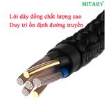 Cáp sạc nhanh lên tới 60W 2 đầu Type C bọc dù công nghệ POWER DELIVERY truyền dữ liệu tốc độ cao 236129