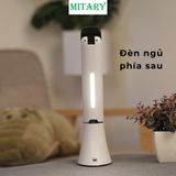 Đèn Bàn Học Chống Cận Cao Cấp Có Đồng Hồ Vạn Niên Báo Thức Và Đèn Ngủ