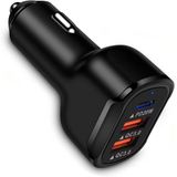 tẩu sạc nhanh ô tô, tẩu sạc xe máy 56W Công nghệ Pd3.0 Qc3.0  với 3 cổng Type C và USB và 5 chế độ bảo vệ 236156