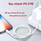 Cáp sạc nhanh cho 7,8, 8plus  X,XS/ XR/ XS Max ,11,12,13,14 với công nghệ sạc nhanh PD 27W và truyền dữ liệu 8 chân 236172