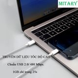 Cáp sạc nhanh cho 7,8, 8plus  X,XS/ XR/ XS Max ,11,12,13,14 với công nghệ sạc nhanh PD 27W và truyền dữ liệu 8 chân 236172